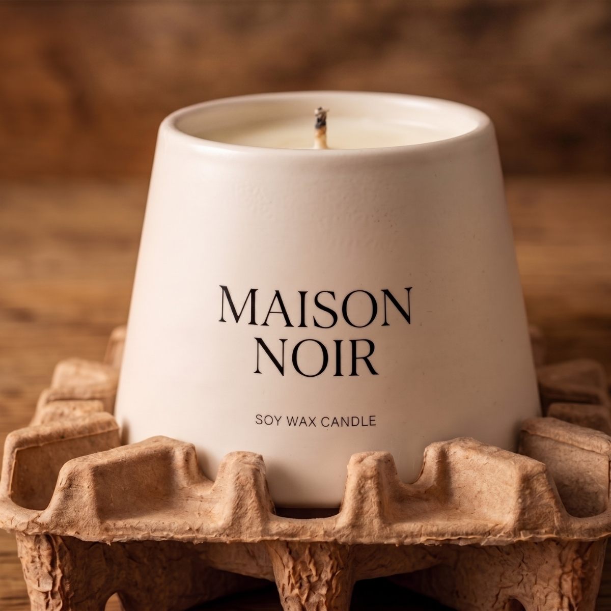 Maison Noir candle close-up